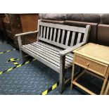 WOODEN GARDEN BENCH