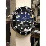 ROLEX STYLE WALL CLOCK