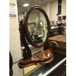 VICTORIAN MAHOGANY DRESSING MIRROR