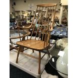 ERCOL STYLE ELBOW CHAIR