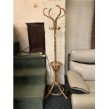 BAMBOO BENTWOOD HAT & COAT STAND