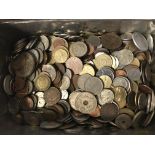 TIN OF WORLD COINS