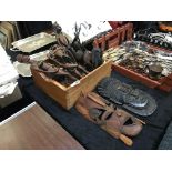 COLLECTION OF CARVED ETHNIC ITEMS