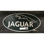 CAST IRON JAGUAR SIGN