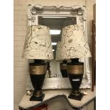PAIR OF TABLE LAMPS & SHADES