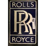 CAST IRON ROLLS ROYCE SIGN