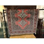 NORTH WEST PERSIAN SENNEH RUG 160CM X 128CM