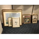 QTY FRAMED PICTURES