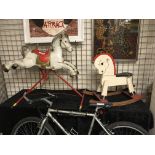 TWO ROCKING HORSES