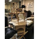 2 ITEMS OF WICKER FURNITURE