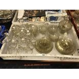 COLLECTION OF GLASSWARE