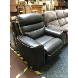 LAZEBOY MISSOURRI GREY ARMCHAIR