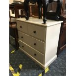 PAINTED CHEST OF DRAWERS