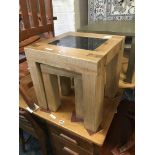 OAK & GRANITE NEST OF TABLES