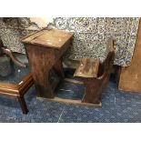 VICTORIAN SCHOOL DESK & CHAIR