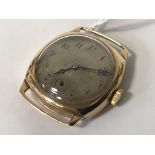 VINTAGE 9CT GOLD WRISTWATCH