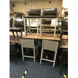 STELLAR WORKS REN 4 STOOLS & TABLE