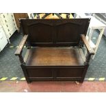 OAK MONKS BENCH