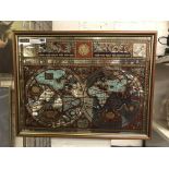 OLDE WORLD MAP MIRROR