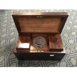 ROSEWOOD TEA CADDY