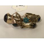 COLLECTION OF 9CT GOLD LADIES & GENTS RINGS