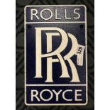 CAST IRON ROLLS ROYCE SIGN