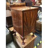 MAHOGANY VENEER POT CUPBOARD