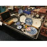 QTY CHINA, GLASS & BRIC A BRAC