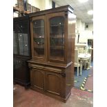 VICTORIAN MAHOGANY BOOKCASE /CABINET