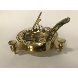 BRASS SUNDIAL COMPASS