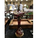 CRANBERRY OIL LAMP