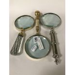 SET 3 MAGNIFYING GLASSES