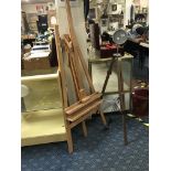TRIPOD FLOOR LAMP WITH EASEL