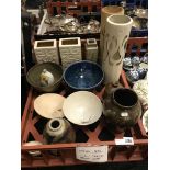 QTY STUDIO POTTERY - SOME SIGNED