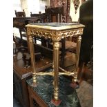 SQUARE MARBLE TOP TABLE