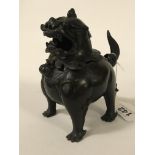 BRONZE FOO DOG CHINESE CENSER