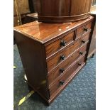 FIVE DRAWER MAHOGANY SCOTCH CHEST