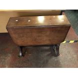 MAHOGANY DROP LEAF TABLE