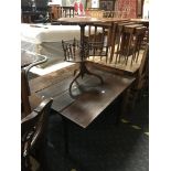 DROPLEAF TABLE & OCCASIONAL TABLE