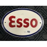 CAST IRON ESSO SIGN