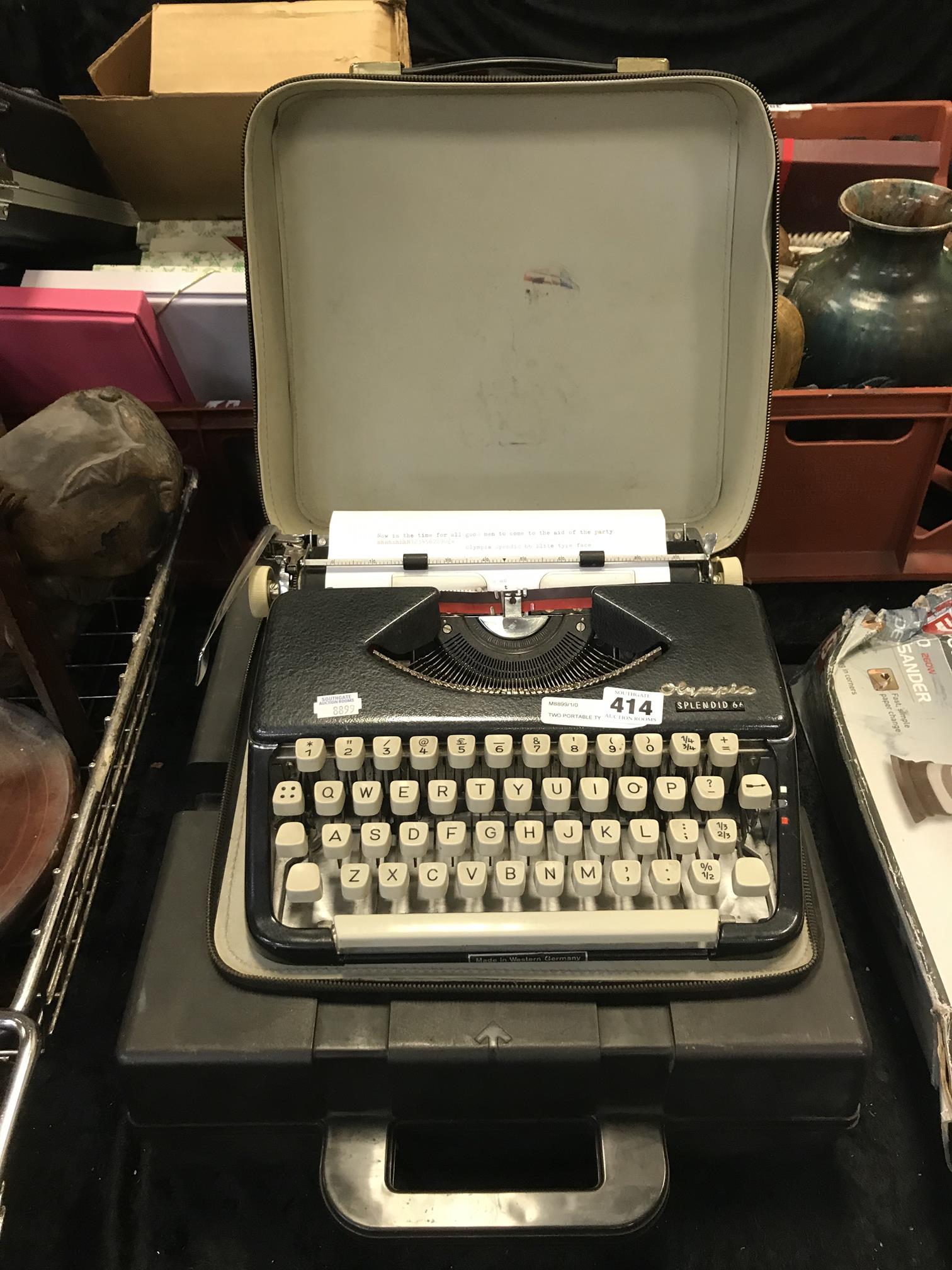 TWO PORTABLE TYPEWRITERS