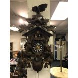 CARVED CUCKOO CLOCK