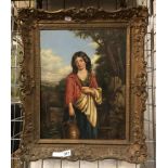 GILT FRAMED OIL ON PANEL - 19TH CENTURY ENGLISH SCHOOL