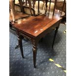 MAHOGANY CARD TABLE