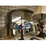 GILT OVAL MANTLE MIRROR