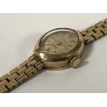 9CT GOLD LADIES COCKTAIL WATCH