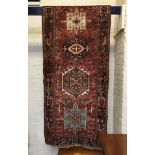 NORTHWEST PERSIAN HERIZ RUNNER 350CM X 95CM