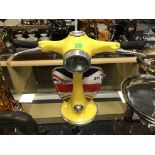 YELLOW VESPA LAMP