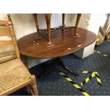 MAHOGANY TILT TOP TABLE