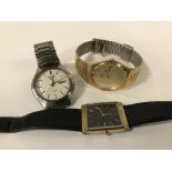 3 VINTAGE SEIKO GENTS WATCHES